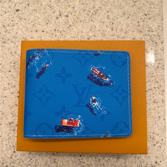 Louis Vuitton Other - LOUIS VUITTON Blue Lagoon
Bifold Wallet